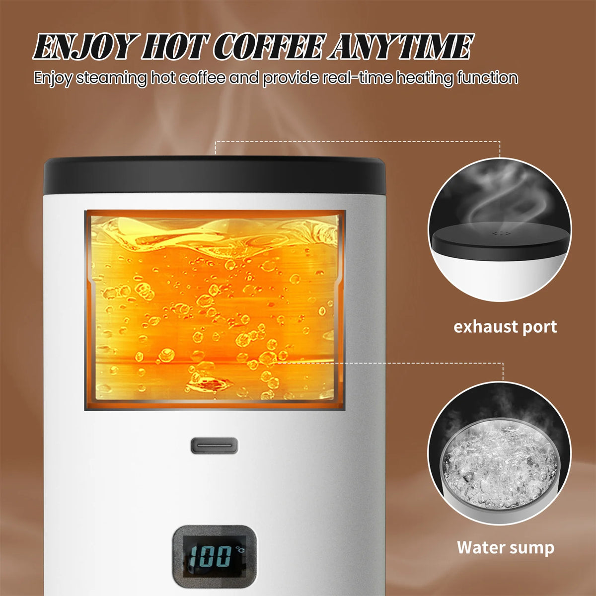 Portable Electric Capsule Coffee Machine Espresso Capsule Machine Cordless Heating Pump Press Coffee Capsule Machine Travel and Car 3 in 1 Pod Coffee Machine